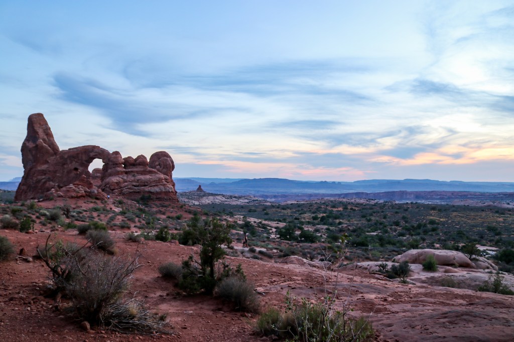 north window sunset