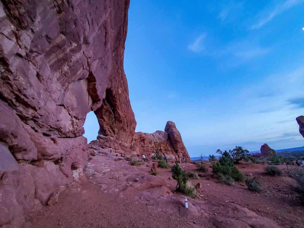 arches national park sunset